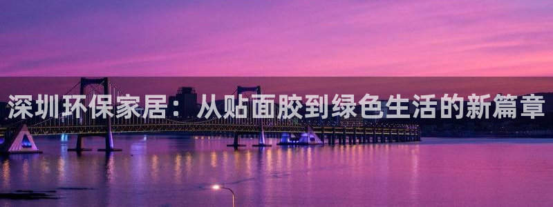 杏宇软件：深圳环保家居：从贴面胶到绿色生活的新篇章